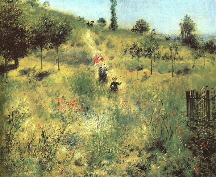 Pierre Renoir Pathway Through Tall Grass France oil painting art
